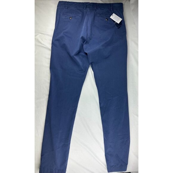 NWT PETER MILLAR Crown Crafted Concorde Garment Dyed Navy Pants 36x35 MSRP $200 - Picture 2 of 8
